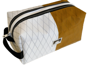 Kulturtasche aus X-Pac High-End-Segeltuch, wasserdicht, mit YKK-Reißverschluss und Trageschlaufe