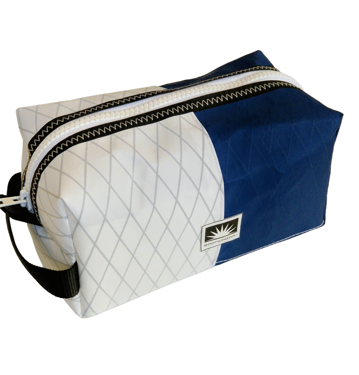 Kulturtasche aus X-Pac High-End-Segeltuch, wasserdicht, mit YKK-Reißverschluss und Trageschlaufe