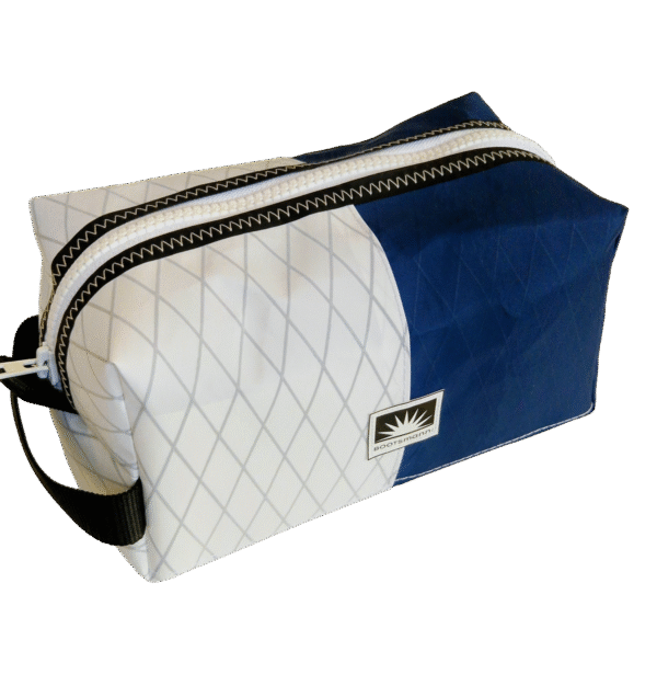 Kulturtasche aus X-Pac High-End-Segeltuch, wasserdicht, mit YKK-Reißverschluss und Trageschlaufe