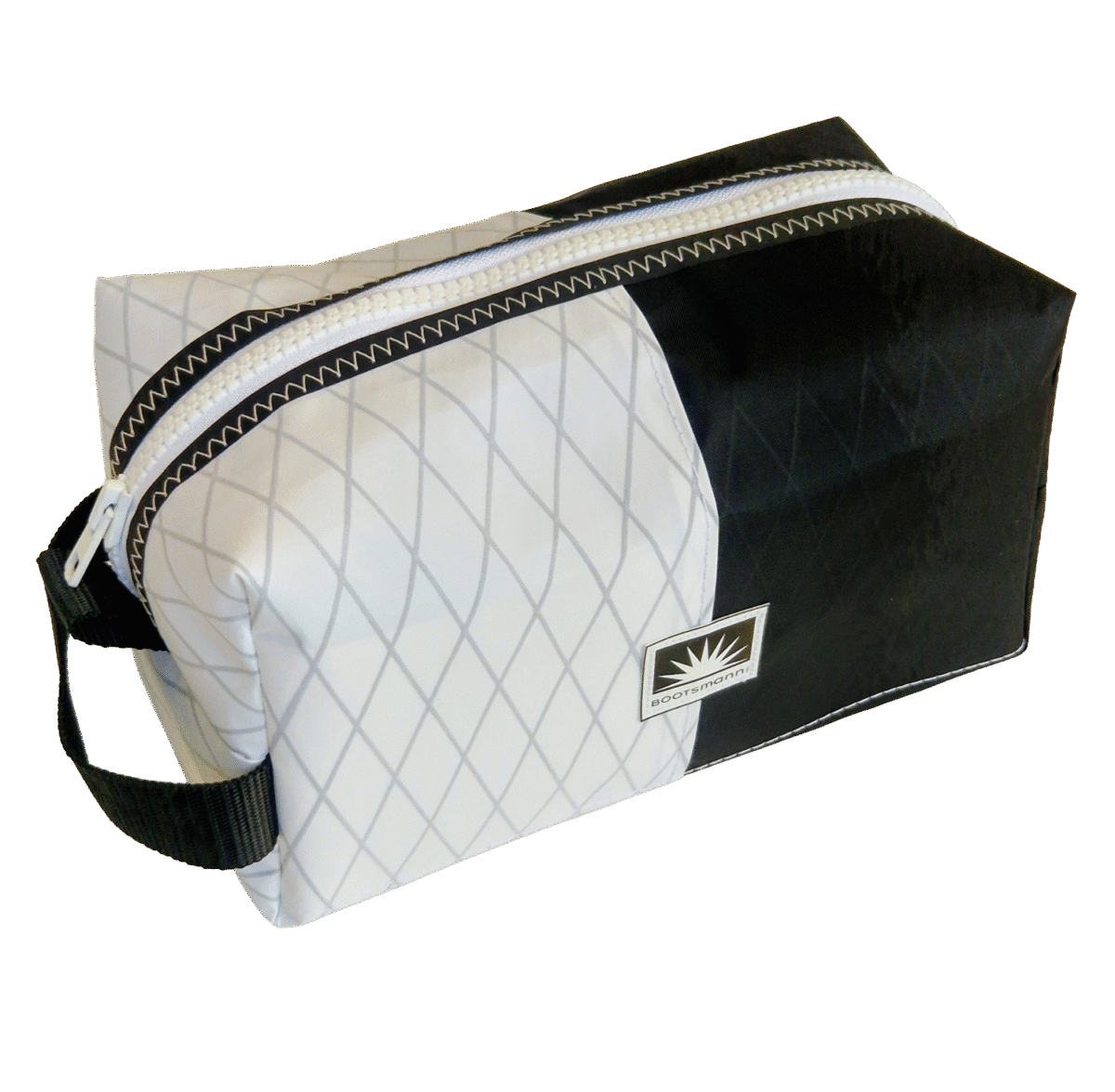 Kulturtasche aus X-Pac High-End-Segeltuch, wasserdicht, mit YKK-Reißverschluss und Trageschlaufe