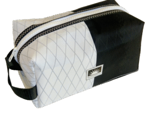 Kulturtasche aus X-Pac High-End-Segeltuch, wasserdicht, mit YKK-Reißverschluss und Trageschlaufe