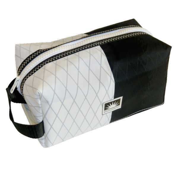 Kulturtasche aus X-Pac High-End-Segeltuch, wasserdicht, mit YKK-Reißverschluss und Trageschlaufe