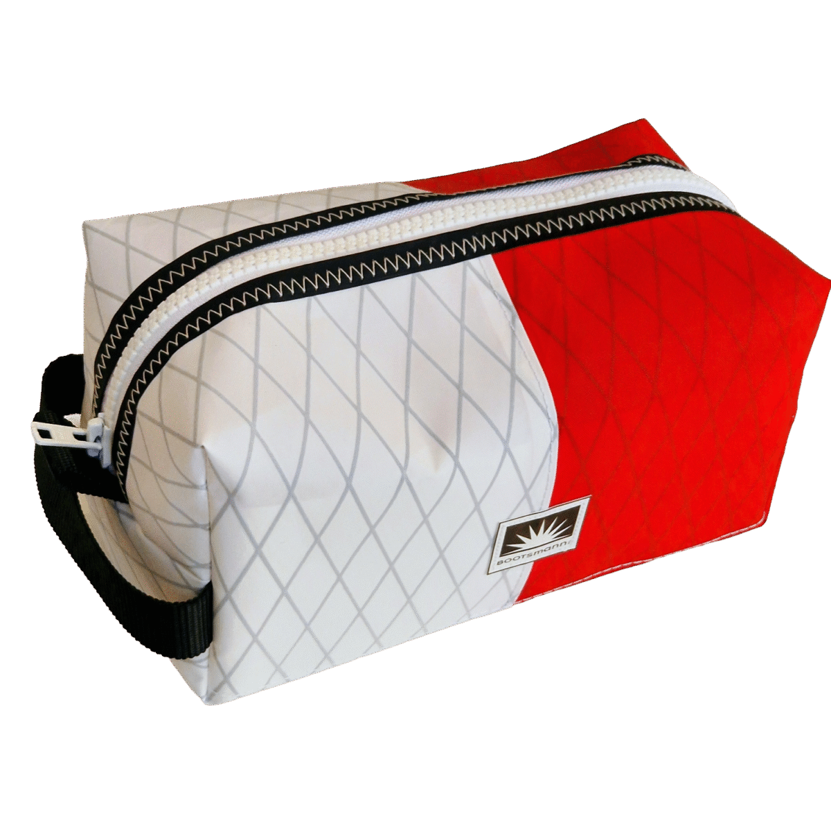 Kulturtasche aus X-Pac High-End-Segeltuch, wasserdicht, mit YKK-Reißverschluss und Trageschlaufe