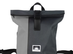 BOOTSMANN-Rucksack aus Canvas in Grau und Anthrazit, Größe M, freigestellt