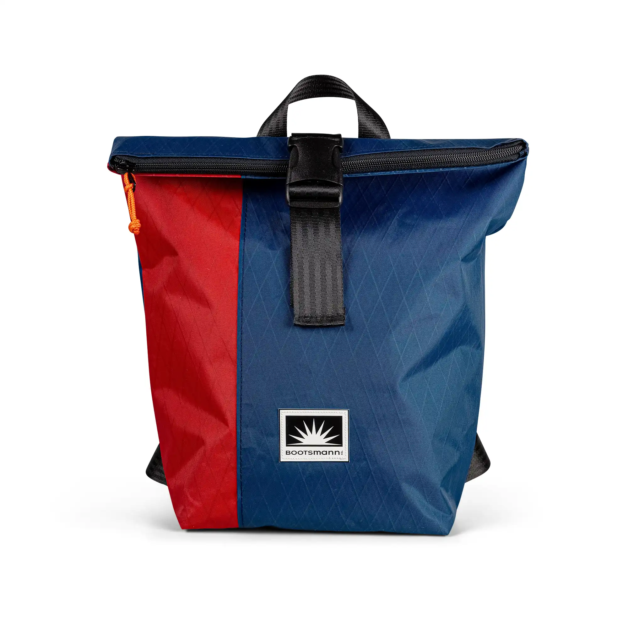 Bootsmann Rucksack Größe S aus X-Pac Segeltuch, handgenäht, freigestellt